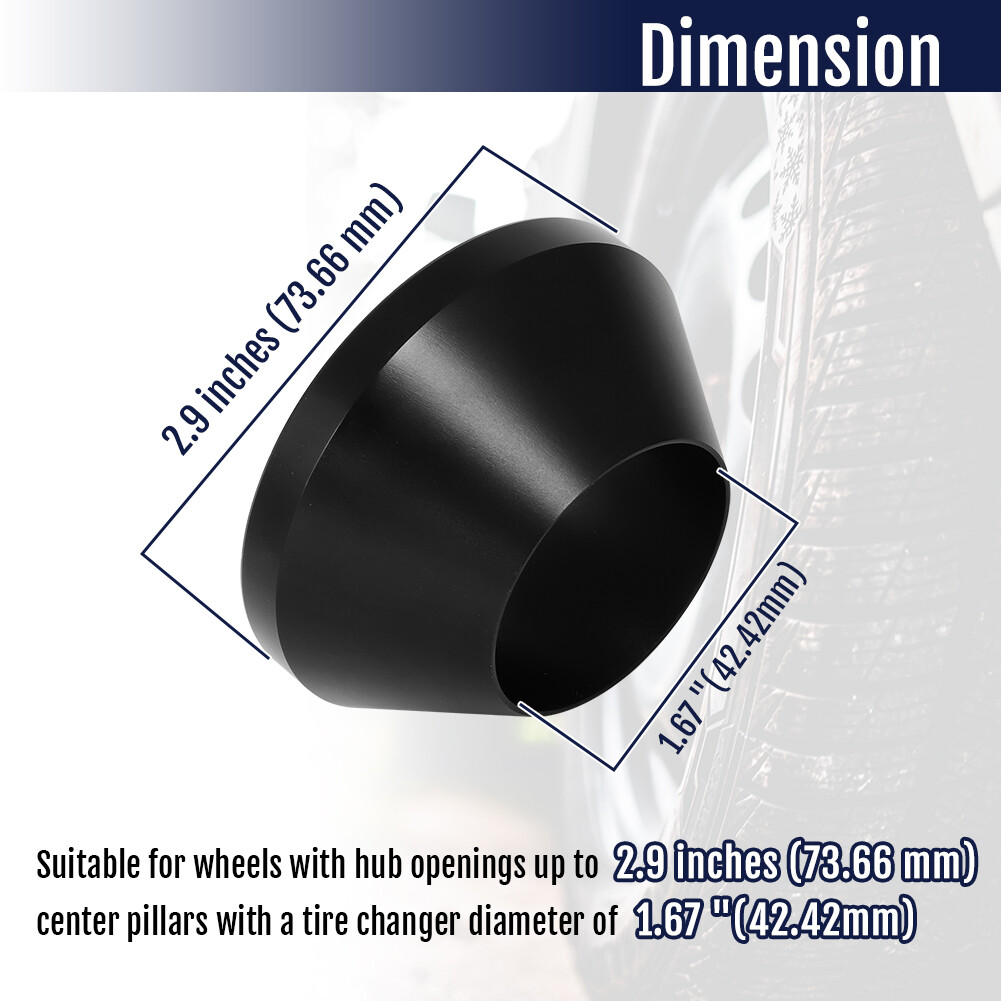 Upgrade For Harbor Freight Manual Tire Changer Kit Attachment Duck Head & Cone