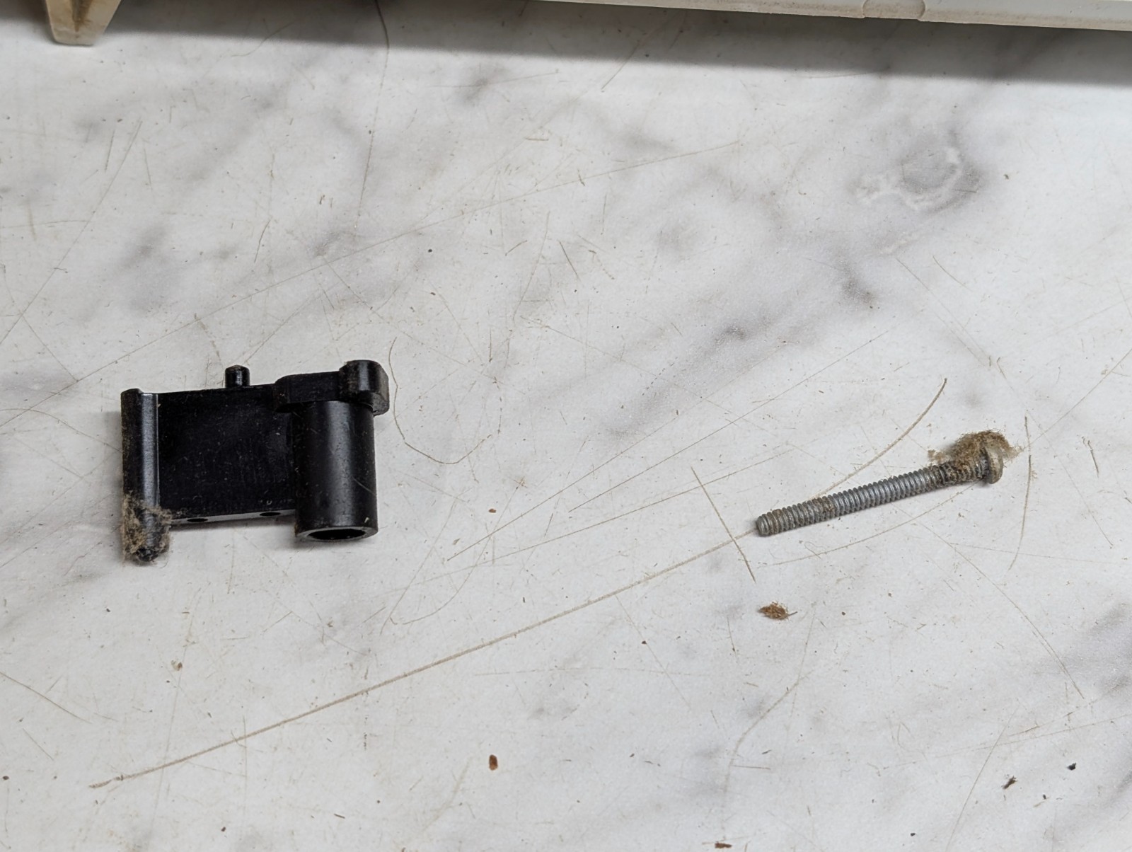 General Electric Model C-402A Tube Radio Clock AM GE Vintage MCM White