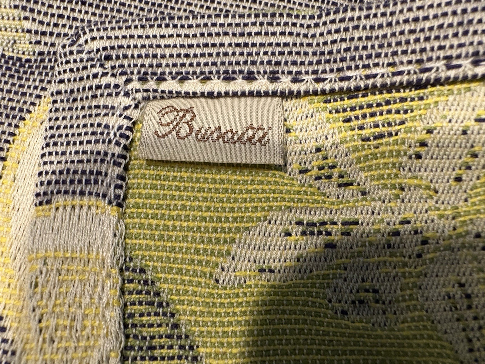 Busatti LEMON Jacquard Napkins Set Of 4 Made In Italy New With No Tags