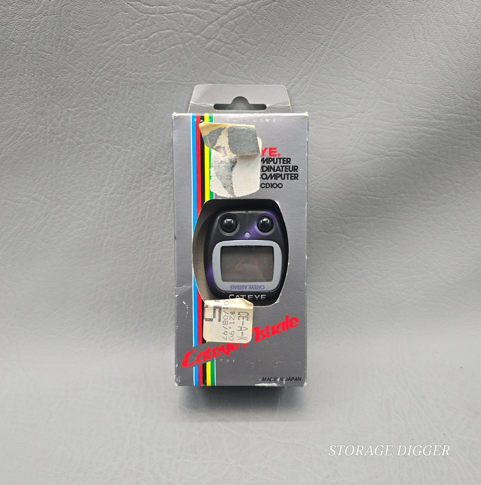 Vintage 1990's New Cat Eye Astrale Model CC-CD100 Cyclocomputer, Made in Japan