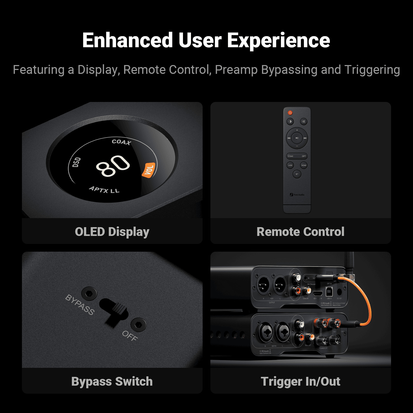 Fosi Audio ZA3+ZD3 Fully Balance Desktop DAC Integrated Amplifier Converter Set