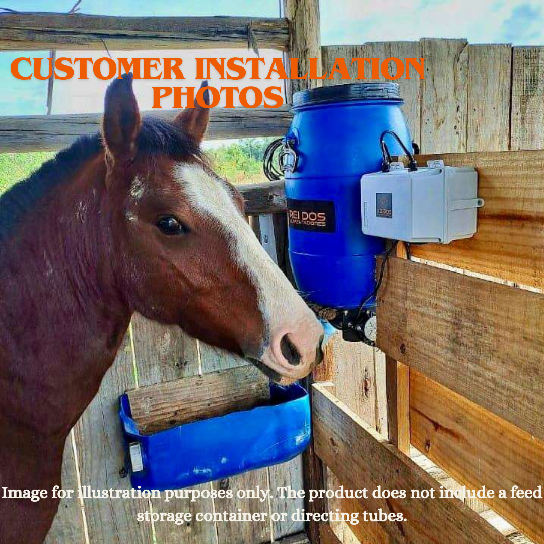 Automatic Feeder for Cows and Calves, Food Dispenser with Timer, Healthier Herd