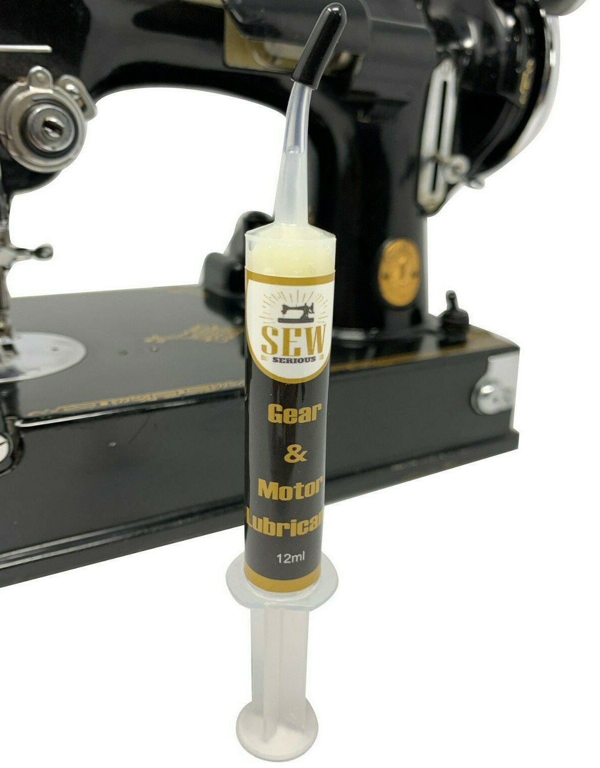 Vintage Sewing Machine Lubricating Motor Gear Grease  221 201 99 15 301