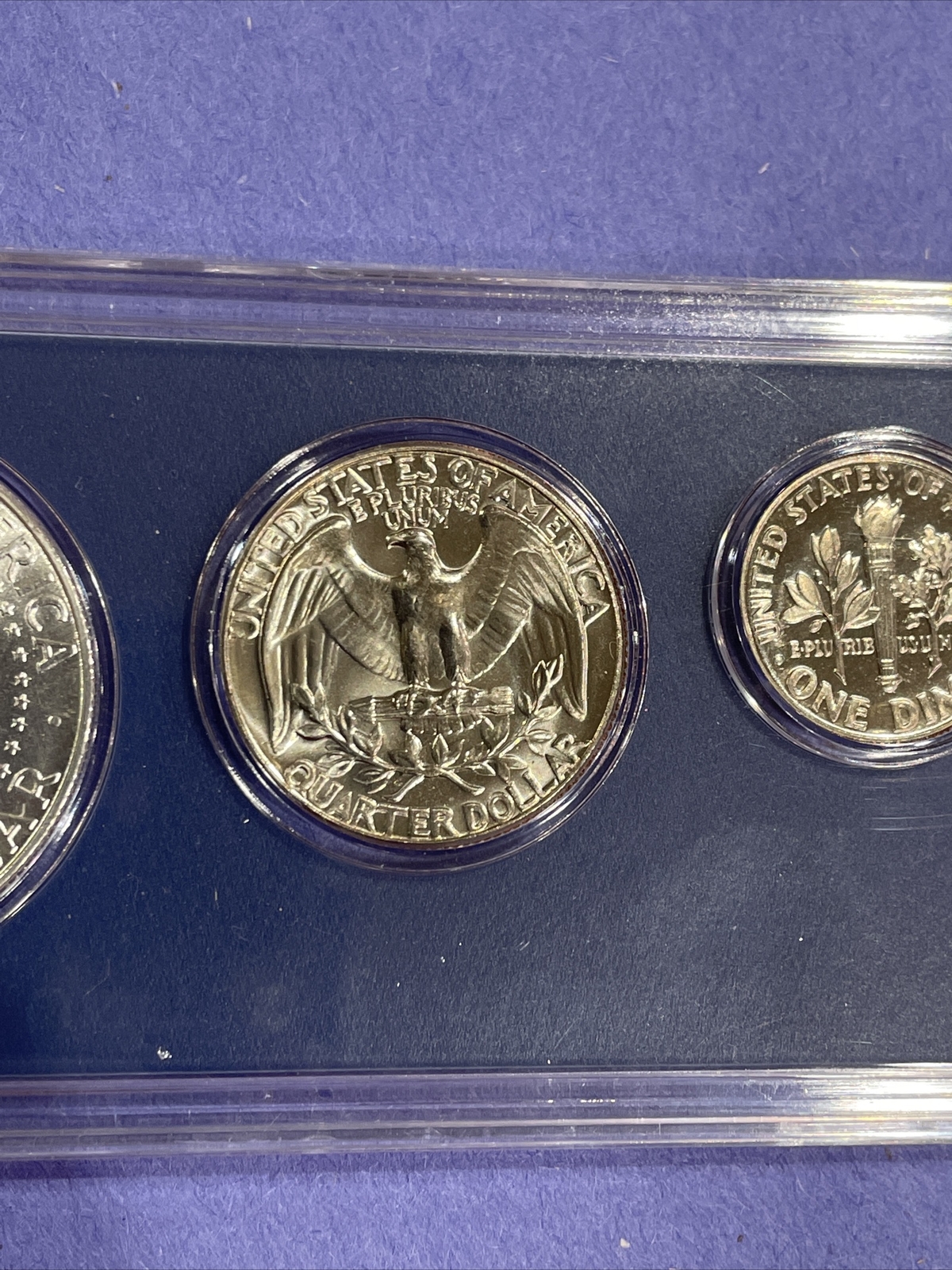 1965 US Special Mint Set Coins In Genuine Government SMS Holder