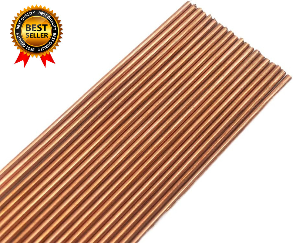 20Pcs Copper Brazing Rods Bcup-2 (5/64") 2Mm Phosphorus round Self Fluxing