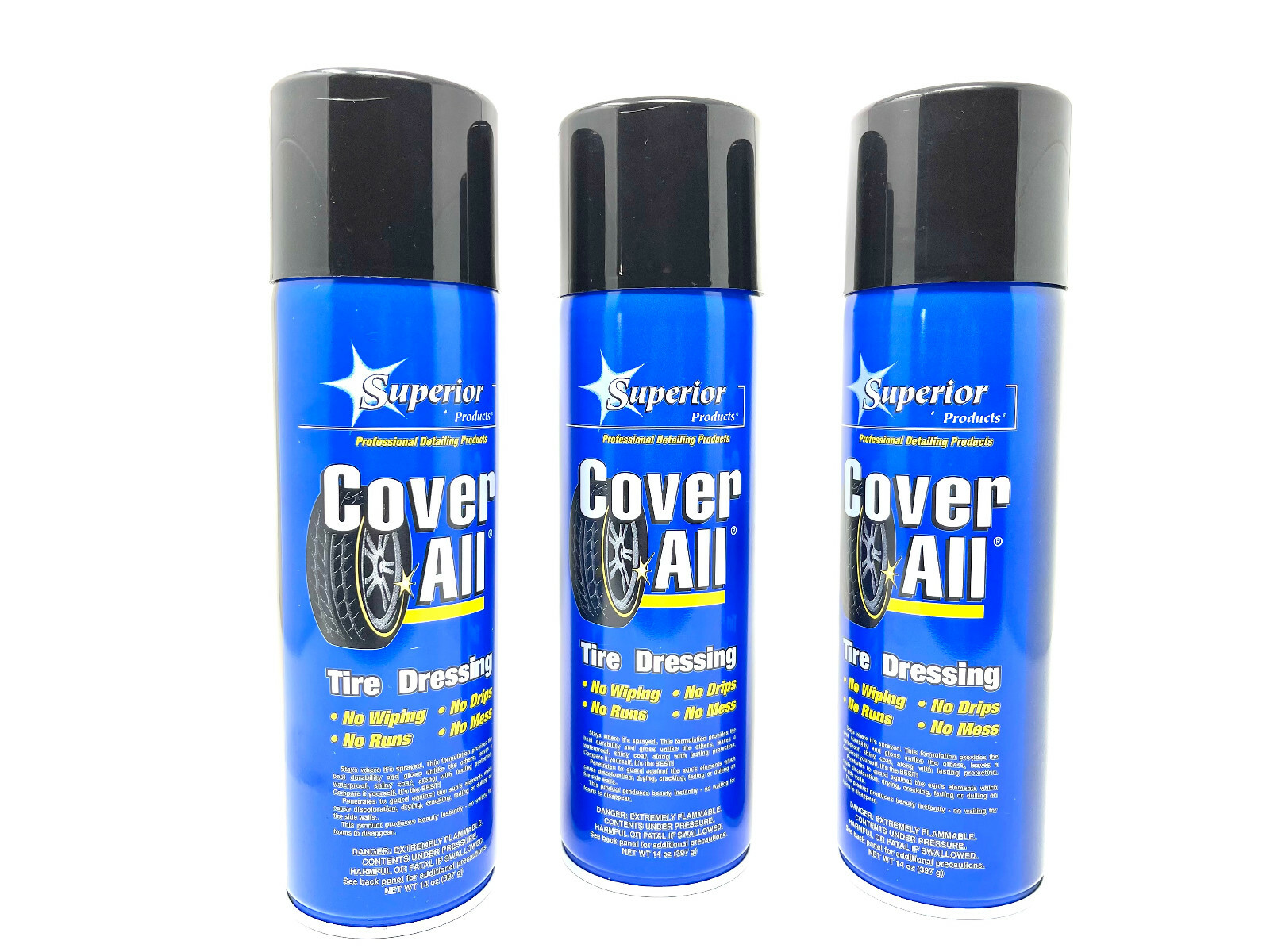 Cover All Professional High Gloss Tire Shine 14oz Pack of 3