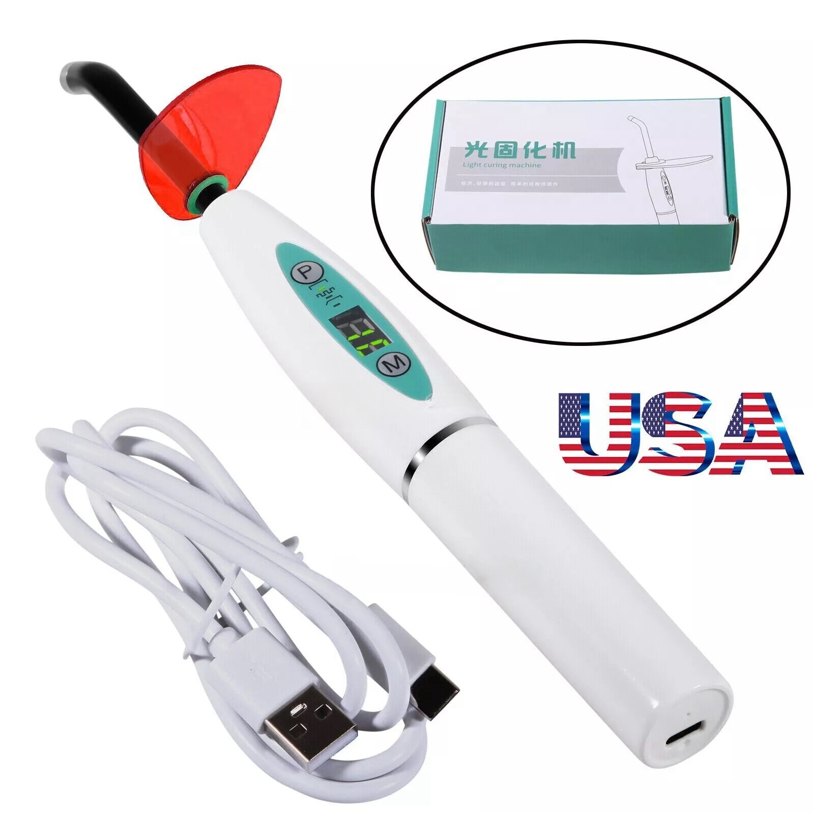 Dental Cordless LED Curing Light 5W Cure Lamp