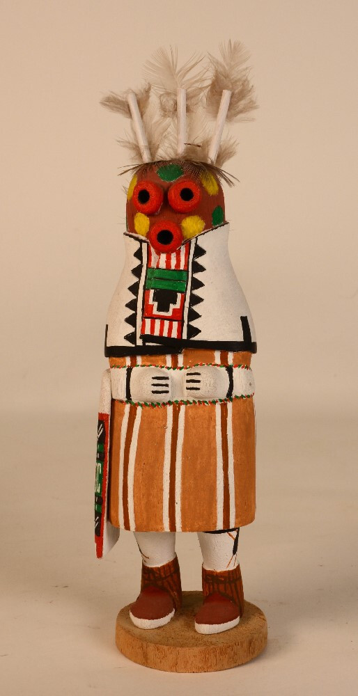 Masau Kachina / Katsina by Warren Silas, Shungopavi Village