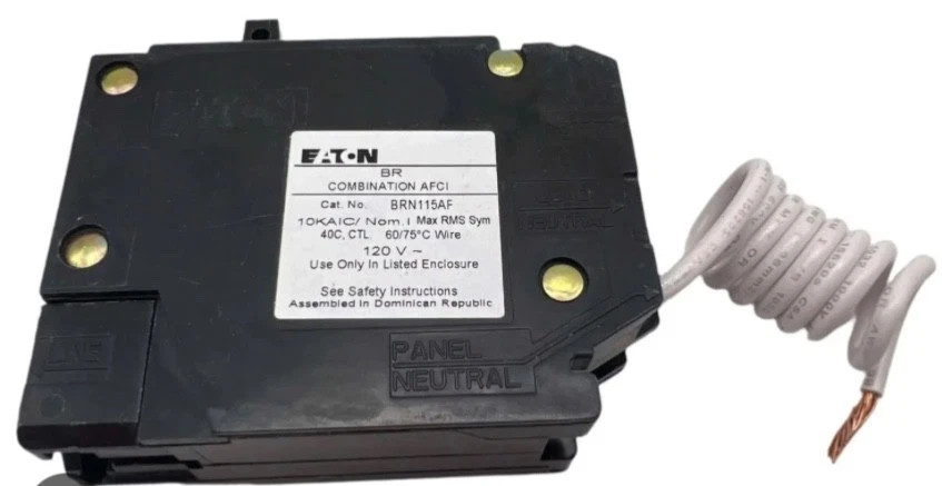 10PCS EATON CUTLER HAMMER BRN115AF 15A AFCI BREAKER (with pigtail wire) NEW