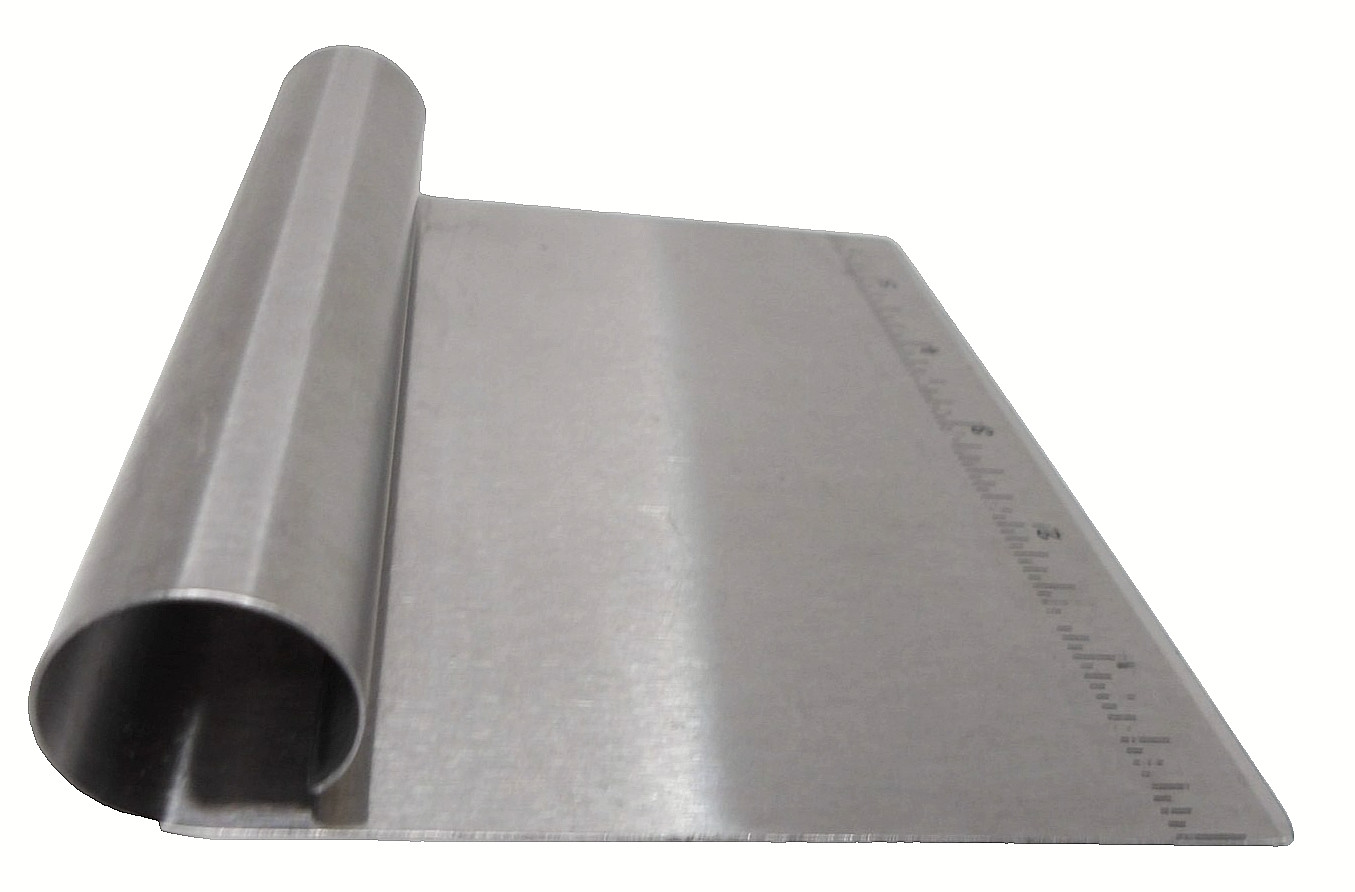 PROGRESSIVE Bash N' Chop Chef's Pastry Scraper, Stainless Steel, 6 in
