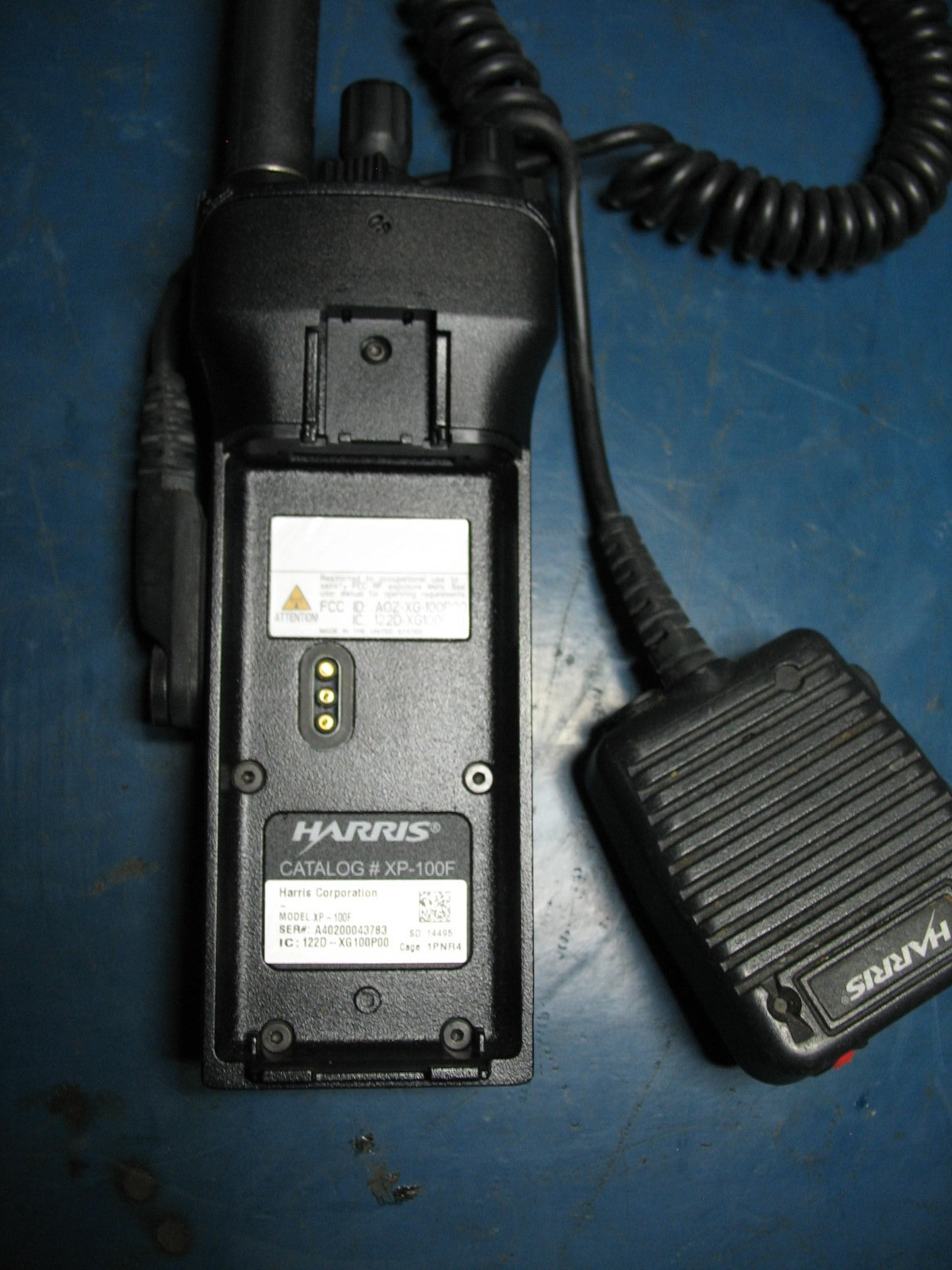 Harris UNITY XG-100P Multi Band P25 Digital Portable Radio Trunking AES/DES