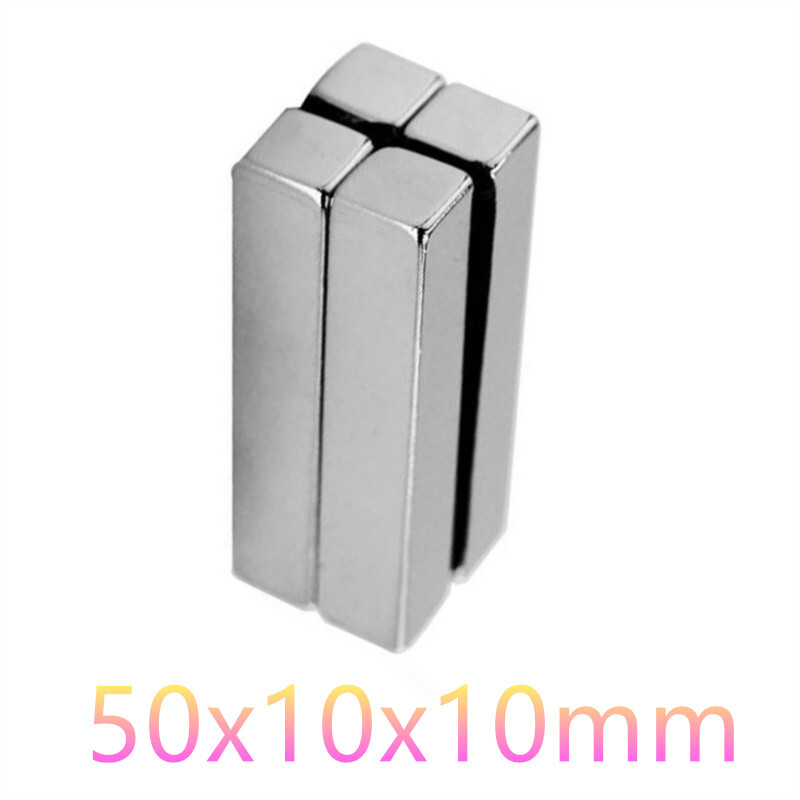50x10x10mm N52 Neodymium Block Magnet Super Strong Rare Earth Magnets Wholesale