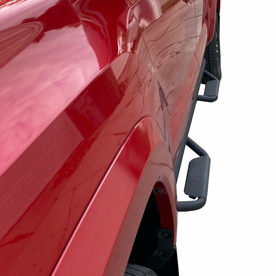 Pair For Toyota Tacoma 05-23 Black Double Cab Side Steps Nerf Bar Running Boards