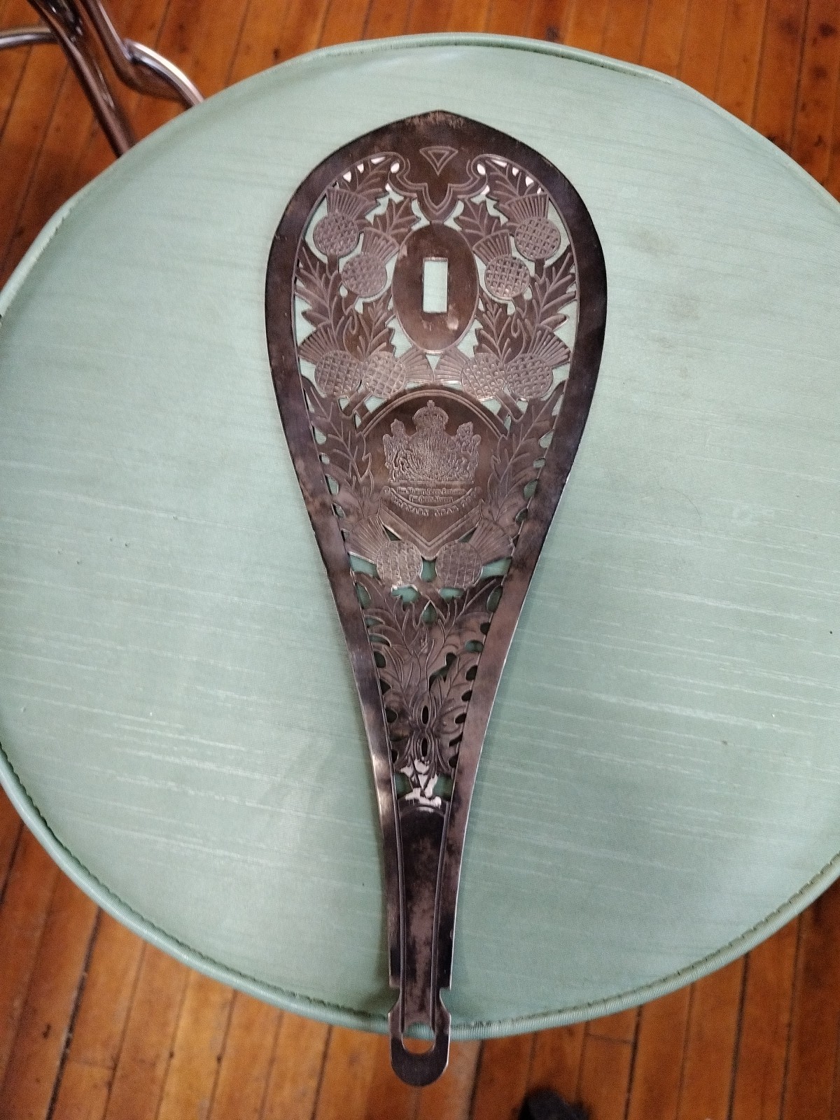 British English Scotland Scottish 1880 Thistle Basket Hilt Guard Part Repo