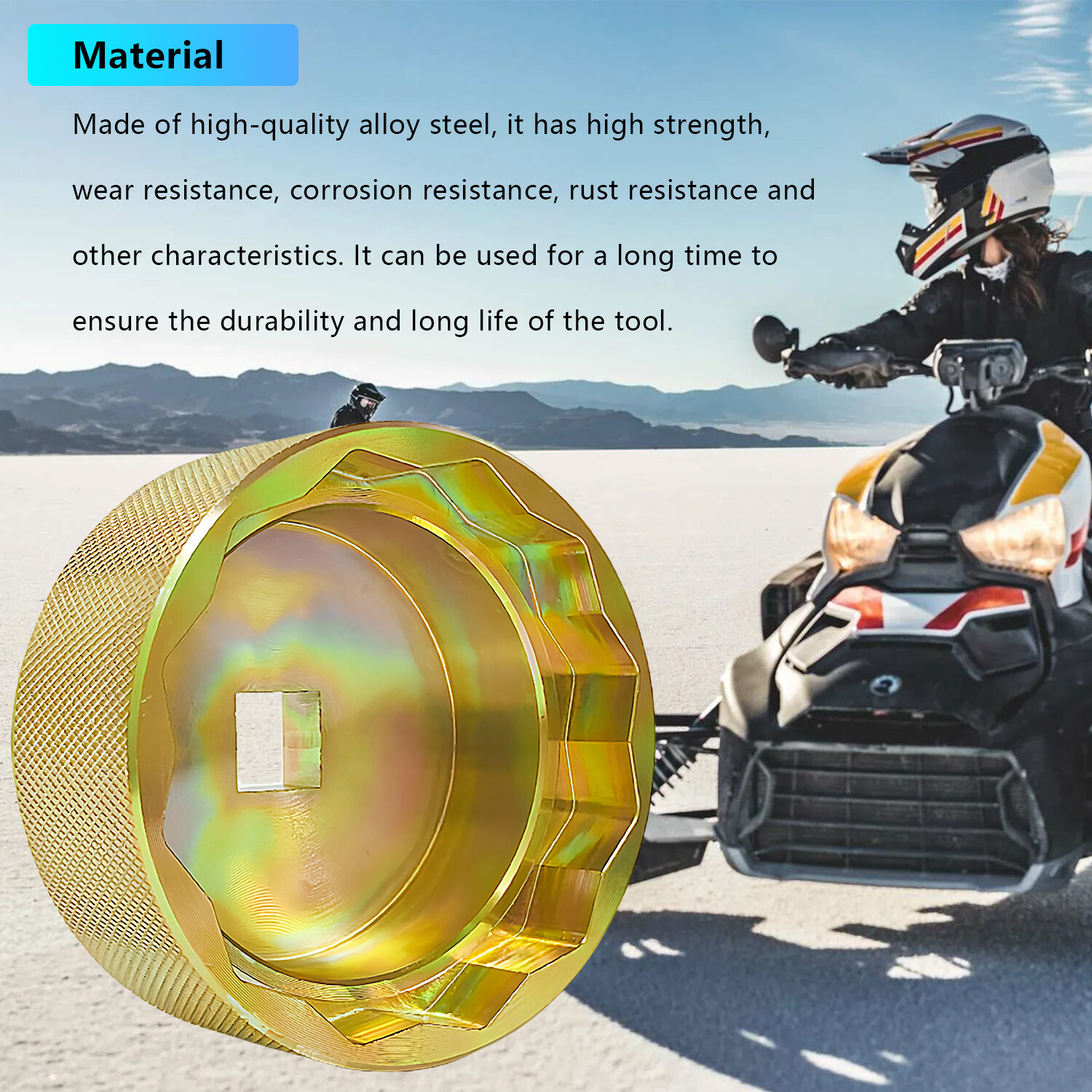 Wheel Nut Removal Socket Tool 529036457 for Can-Am Ryker 600 900 2019 2020 2021