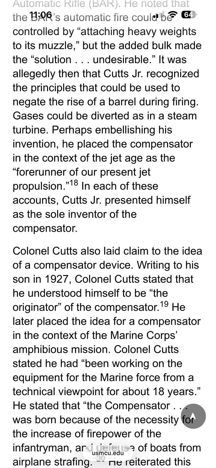 Post WW1 USMC Rare General Lejeune Headquarters Bulletin Document 1926