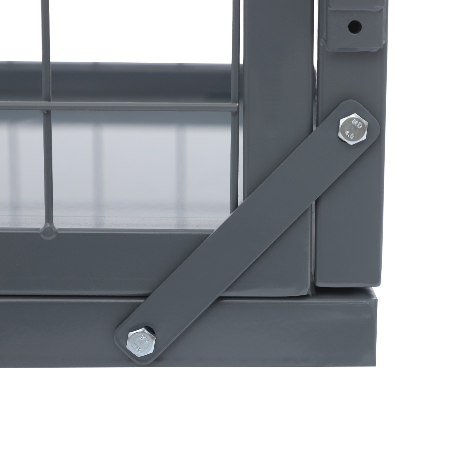 5-in-1 Heavy Duty Platform Cart With Cage Push Cart For Grocery & Warehouse ﻿