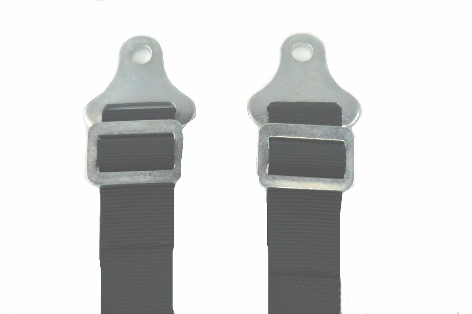 RACERDIRECT UNIVERSAL JR DRAG 5PT 2"RACING HARNES LATCH FLOOR MOUNT SFI 16.1 BLK