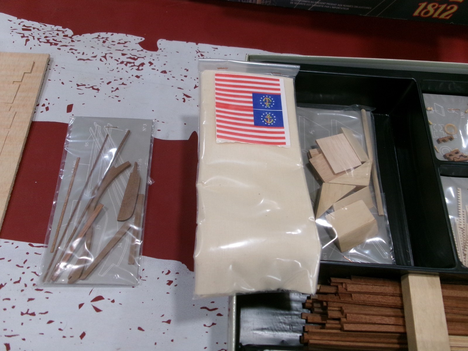 Constructo America New York 1851 Model Wooden Ship Kit (Read Description)