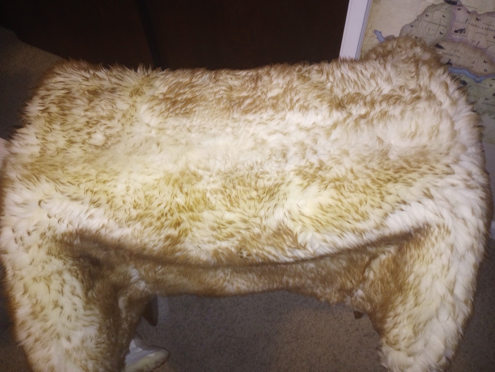 6’ x 3’ Real Lambskin Area Rug KNIGHT 5 Star NEW ZEALAND Or Australian