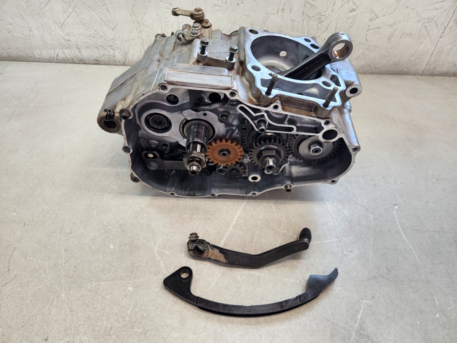 03-08 LTZ400 ltz  KFX DVX 400 engine motor bottom end crank case transmission