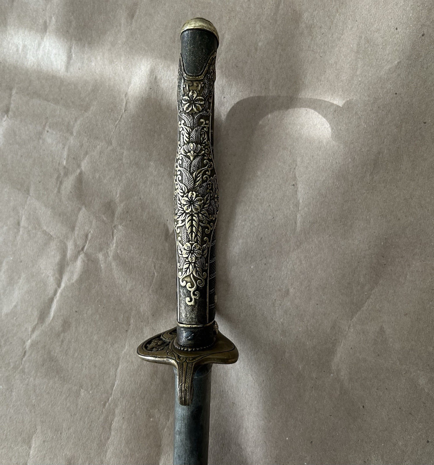 RUSSO JAPANESE OFFICERS SAMURAI SWORD SIGNED