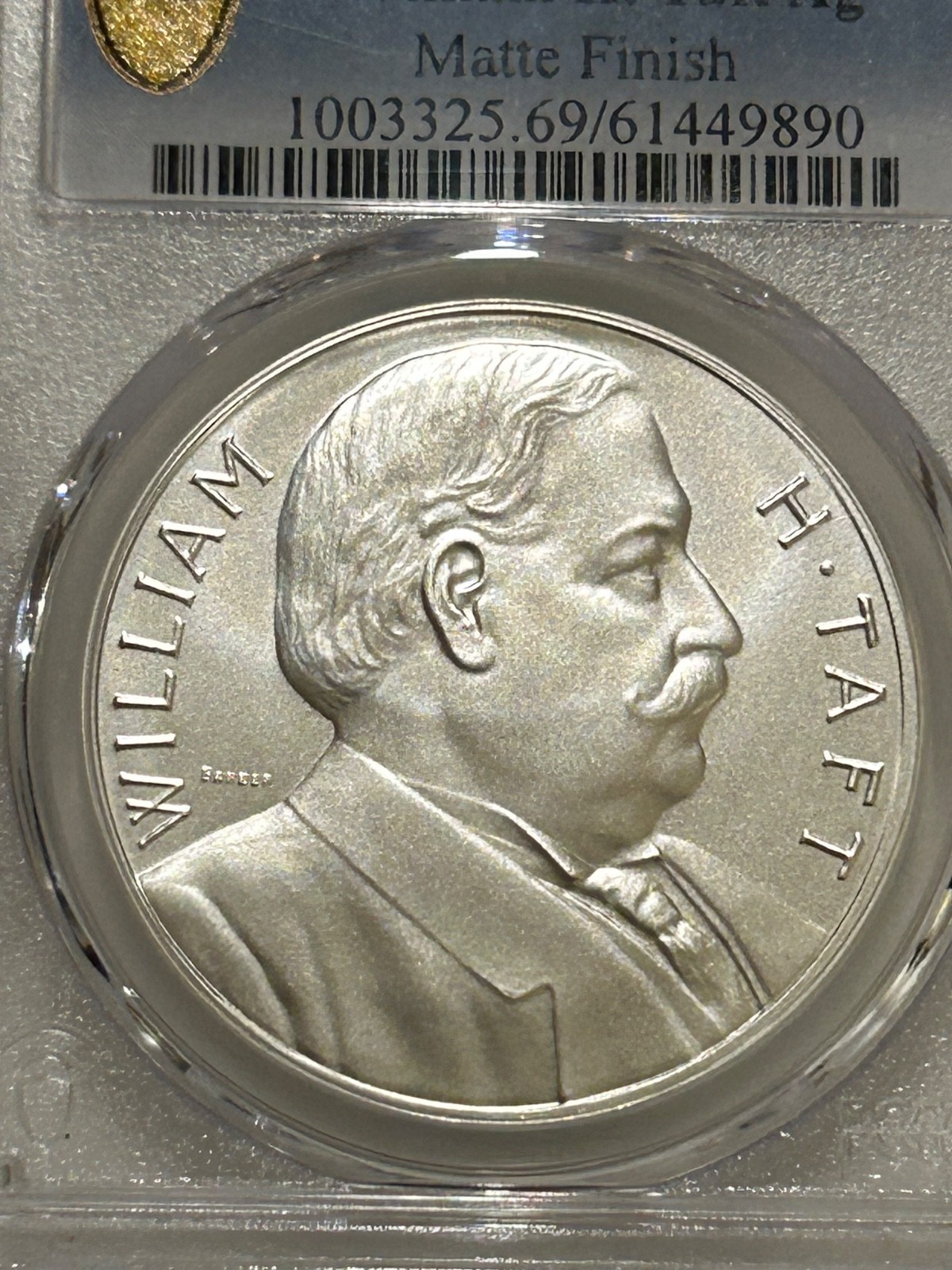 2025 William H Taft 1oz Silver Medal PCGS MS69 US Mint Presidential Series