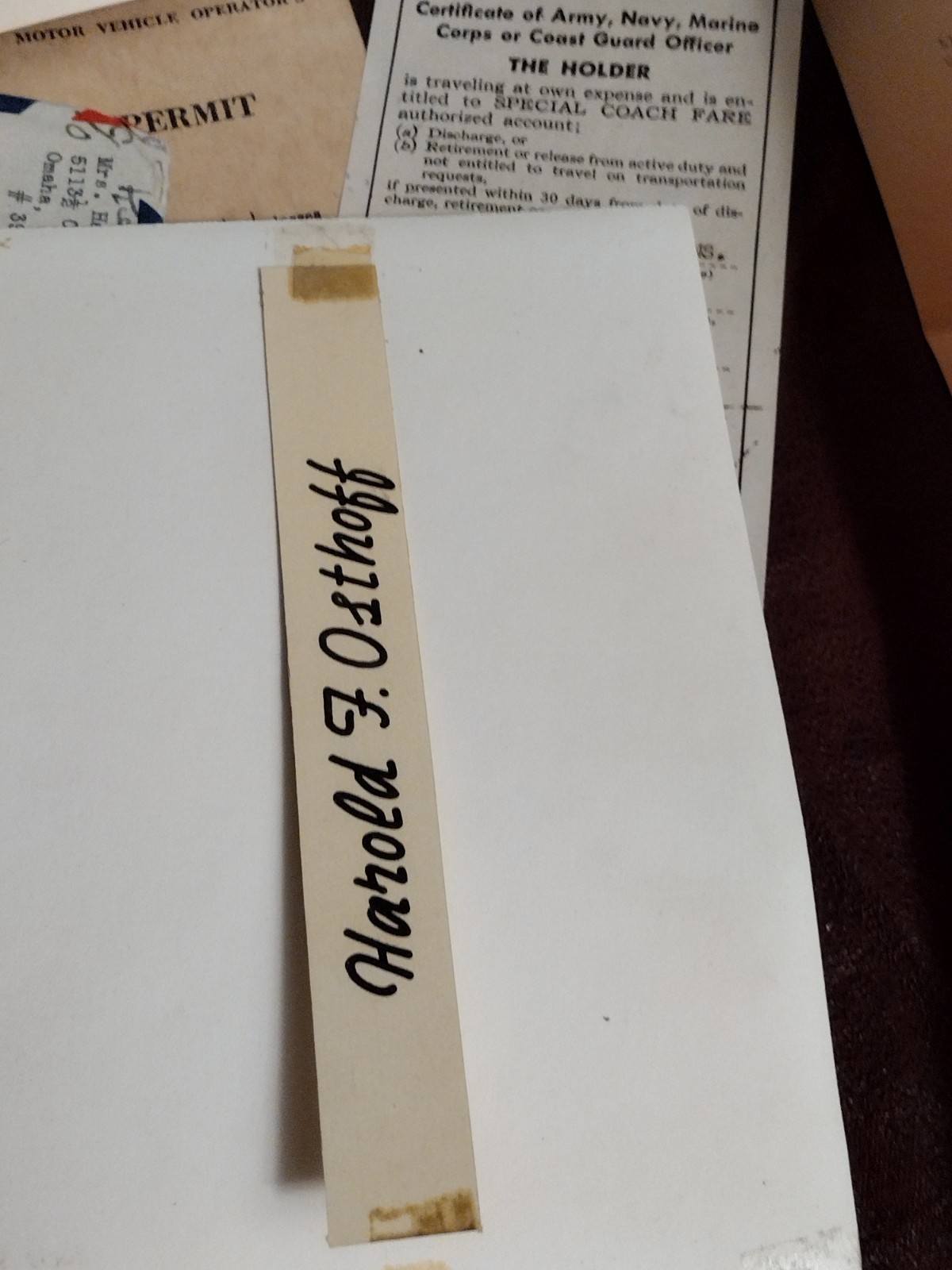 WW2 US Army Corporal /Photos/Letters , Discharge Papers , Pictures . Etc