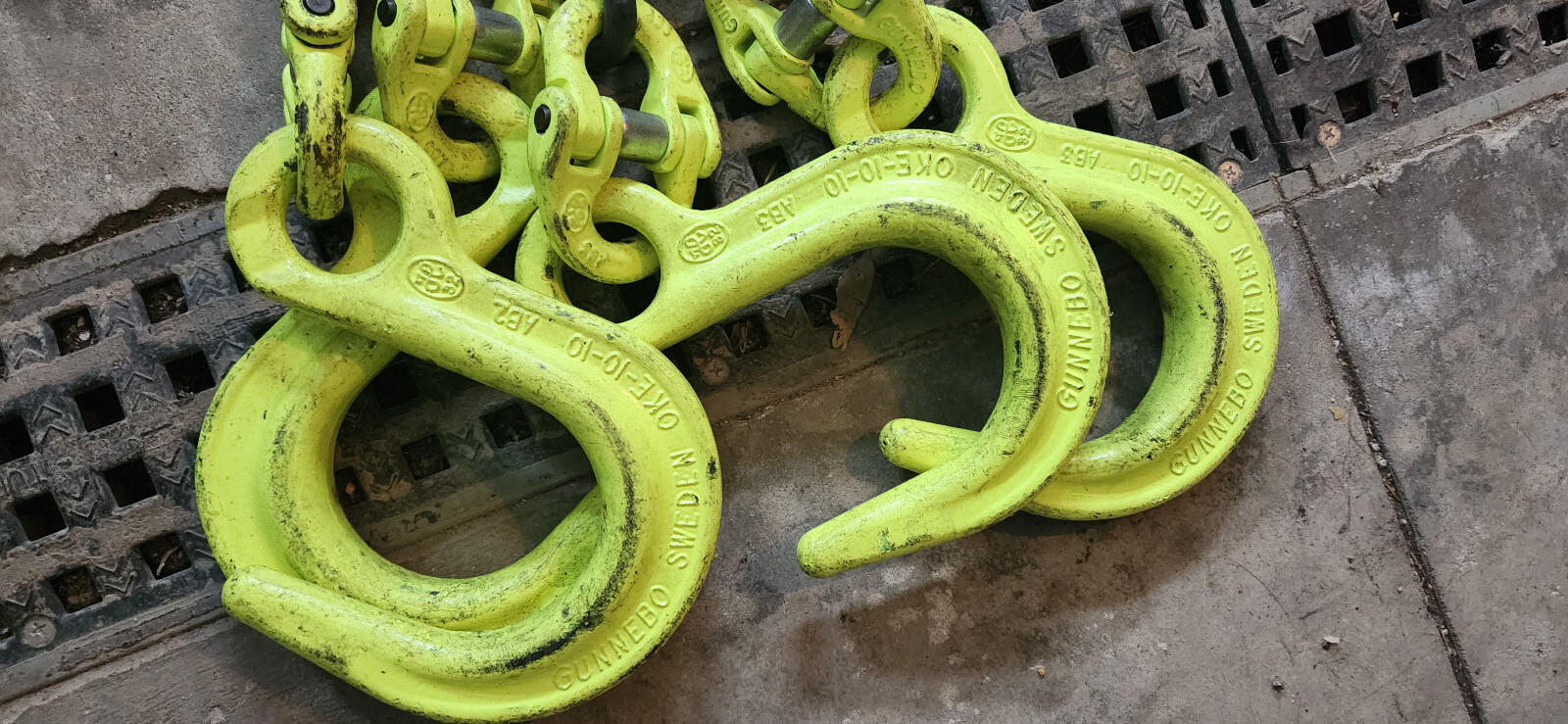 Gunnebo QOF 3/8" Chain 4'-6" Grade 100 4-Leg 22,900 Lb Basket Lifting Sling