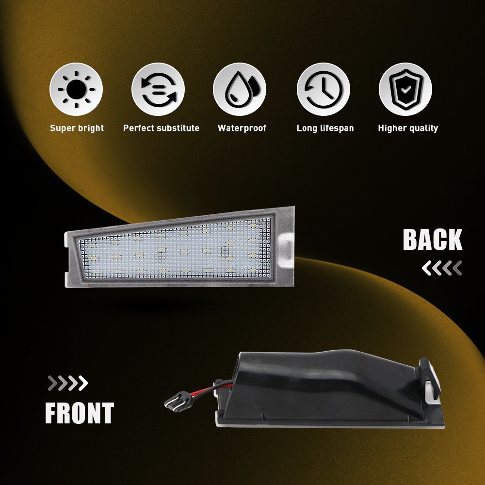 White LED License Plate Light Lamp For Cadillac CTS Sedan 2008 2009 2010 1-10Set