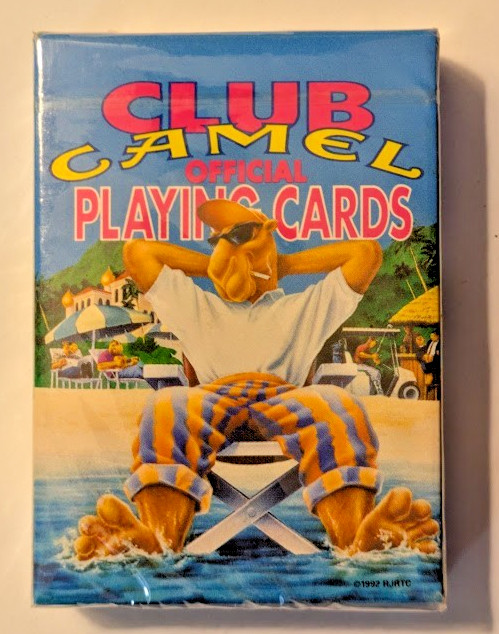 Vintage CAMEL Cigarettes Club Official Playing Cards Joe 1992 SEALED NEW