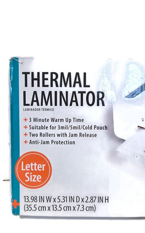 Pen & Gear Thermal Laminator Letter Size 3 Minute Warm Up Time