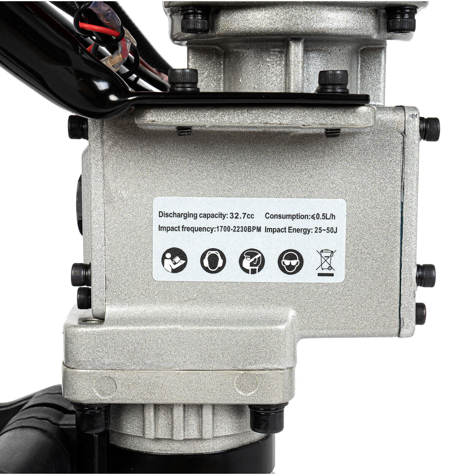 32.7cc Gas Powered T-Post Driver Pile 2 Stroke Gasoline Engine Fence Hammer