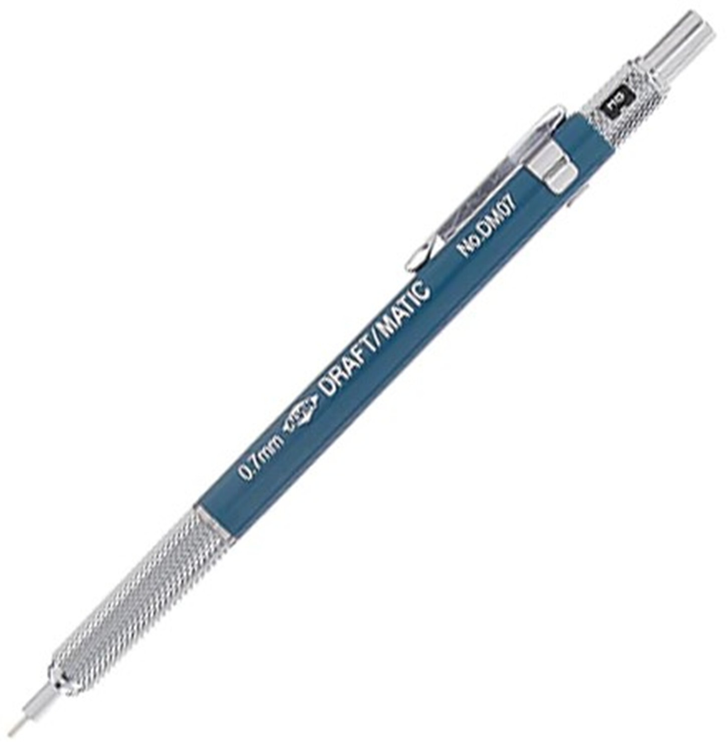 Alvin DM07 Draft/Matic Mechanical Pencil, 0.7mm, Knurled SS Grips - OLD Version