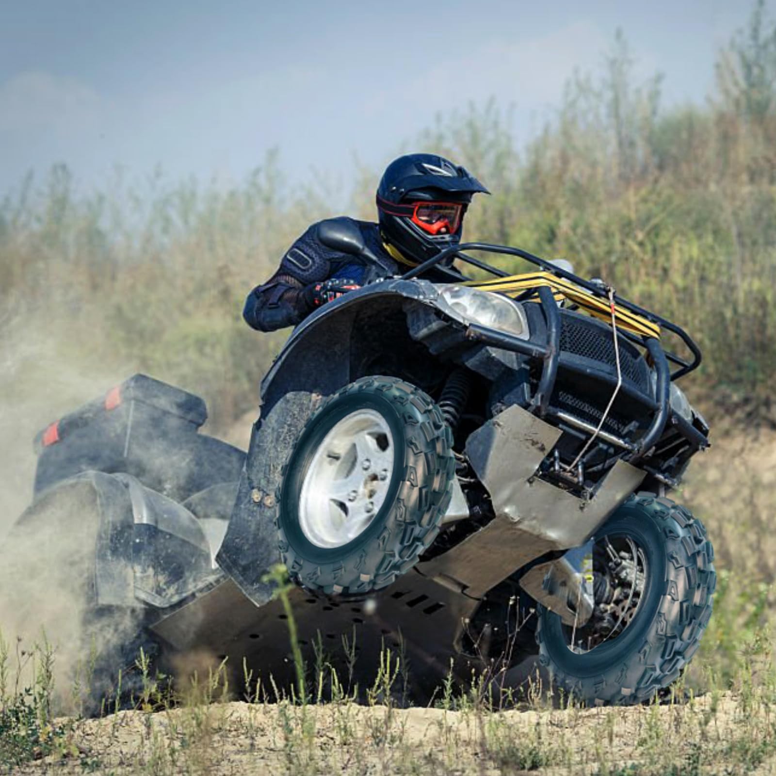 Set of 2 22x7-10 ATV/UTV Tires All Terrain 22x7x10 6Ply Tubeless Tires Tyres US