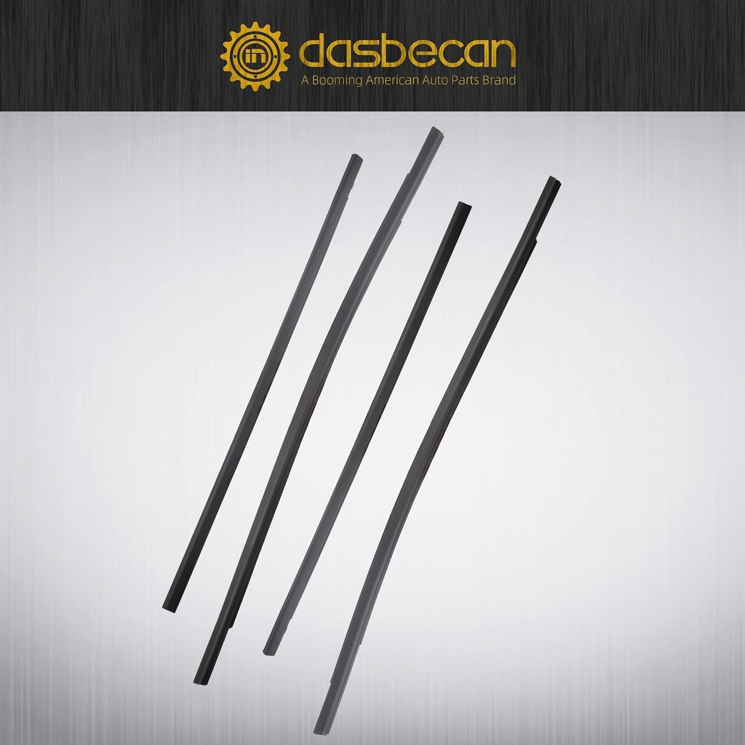 Window Weatherstrip Compatible with Honda Civic Hatchback 2016-2019 Replaces# 72