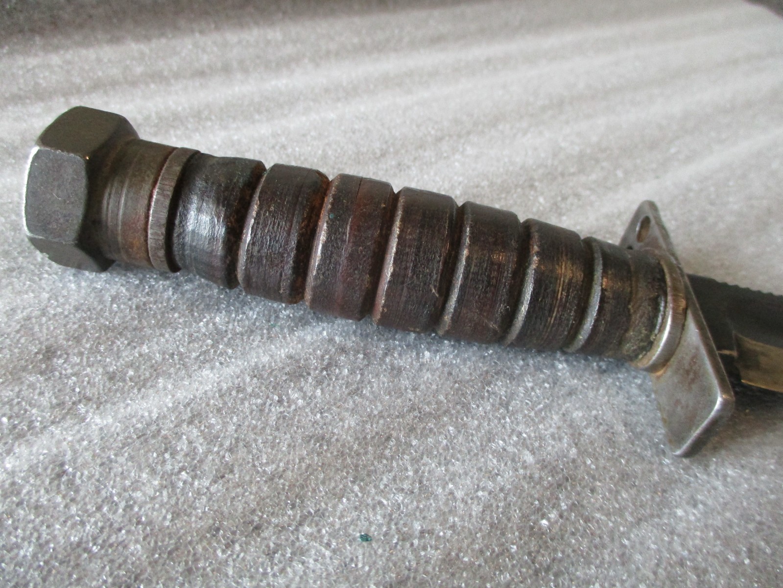 Camillus NY Vietnam Pilot Survival Knife with Sheath & Stone