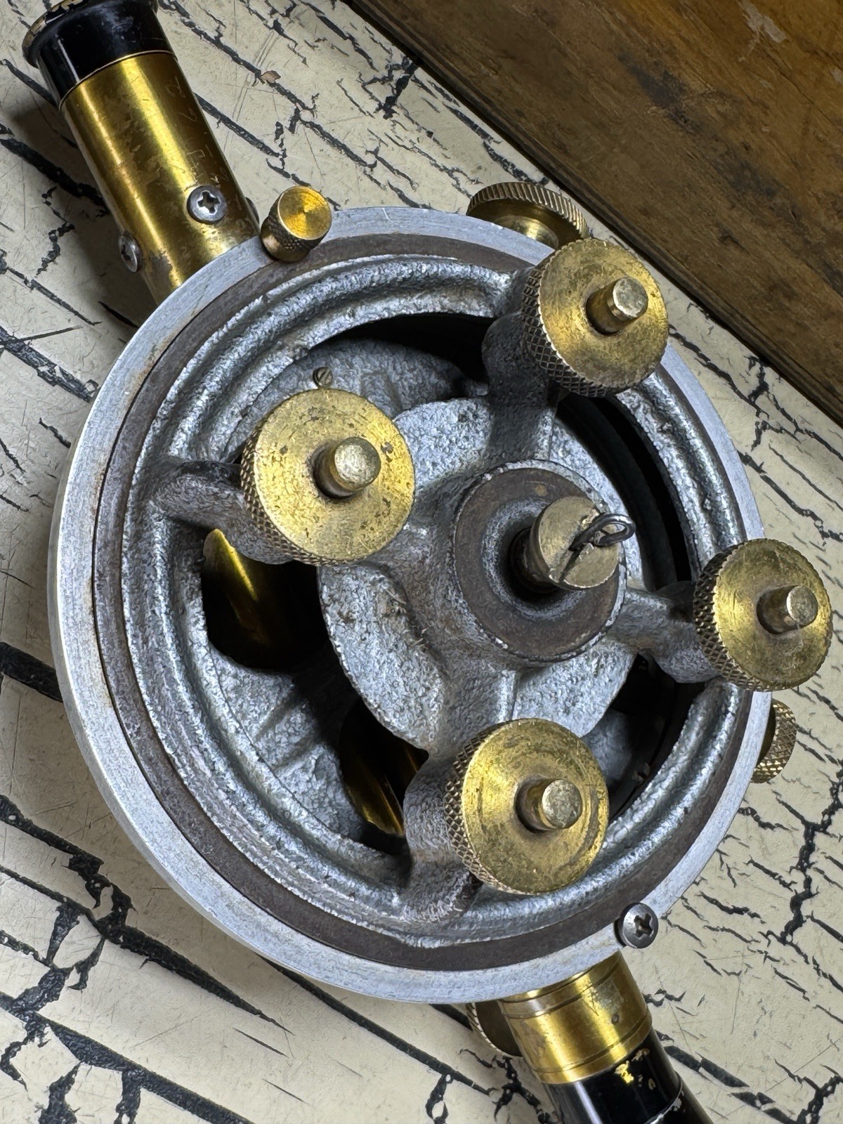 VTG Bostrom Brady MFG No 4 Contractors Survey Transit Level in Wooden Box USA