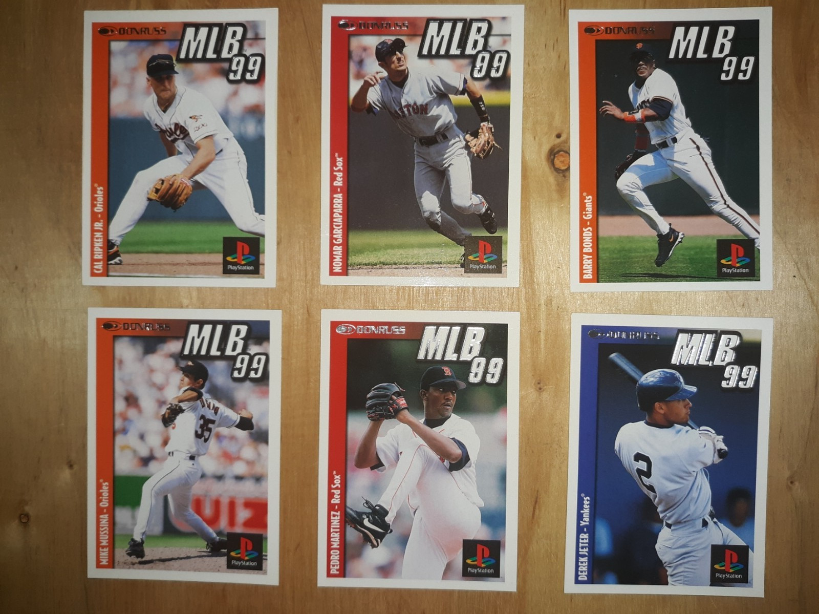 1998 Donruss Baseball MBL 99 Complete 20 Card Play Station Insert Set