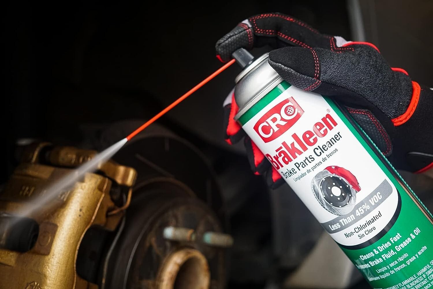 CRC (05084) Brakleen Non-Chlorinated Brake Parts Cleaner - 14 oz - 12 Pack