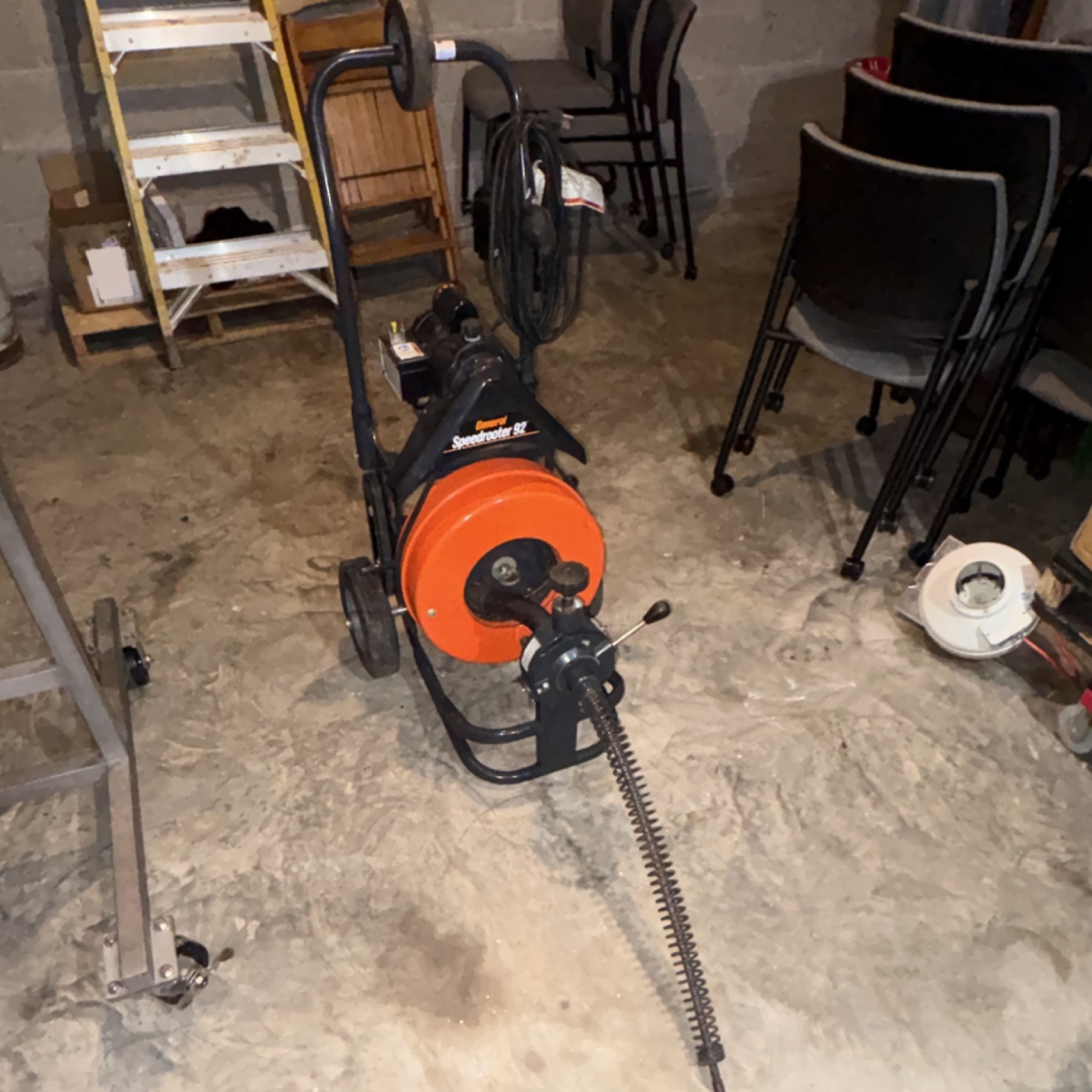 General Speedrooter 92 Power Drain Cleaner 1/2HP