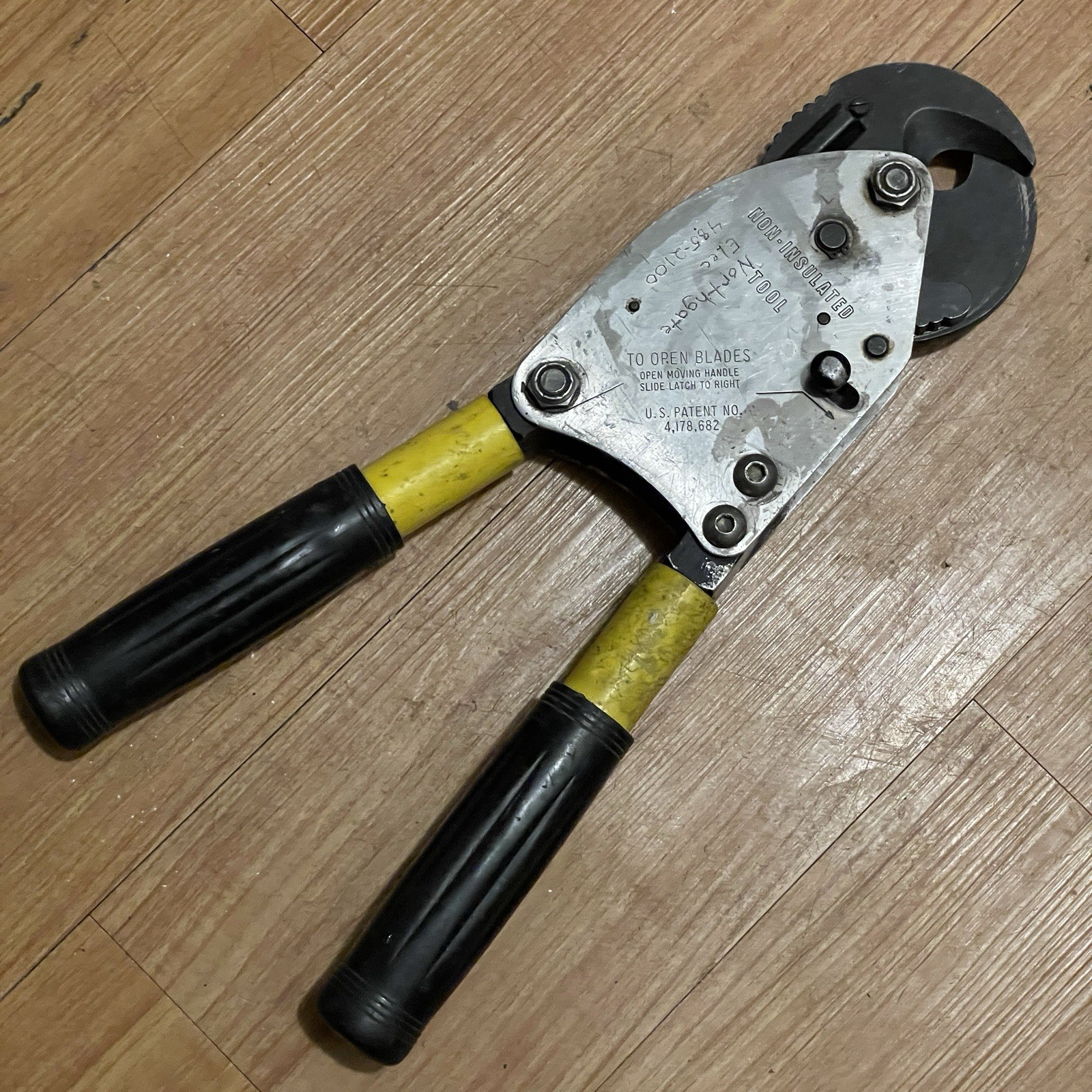 HK Porter HKP 6990FS Compact Ratcheting Cable Cutter 14" USA