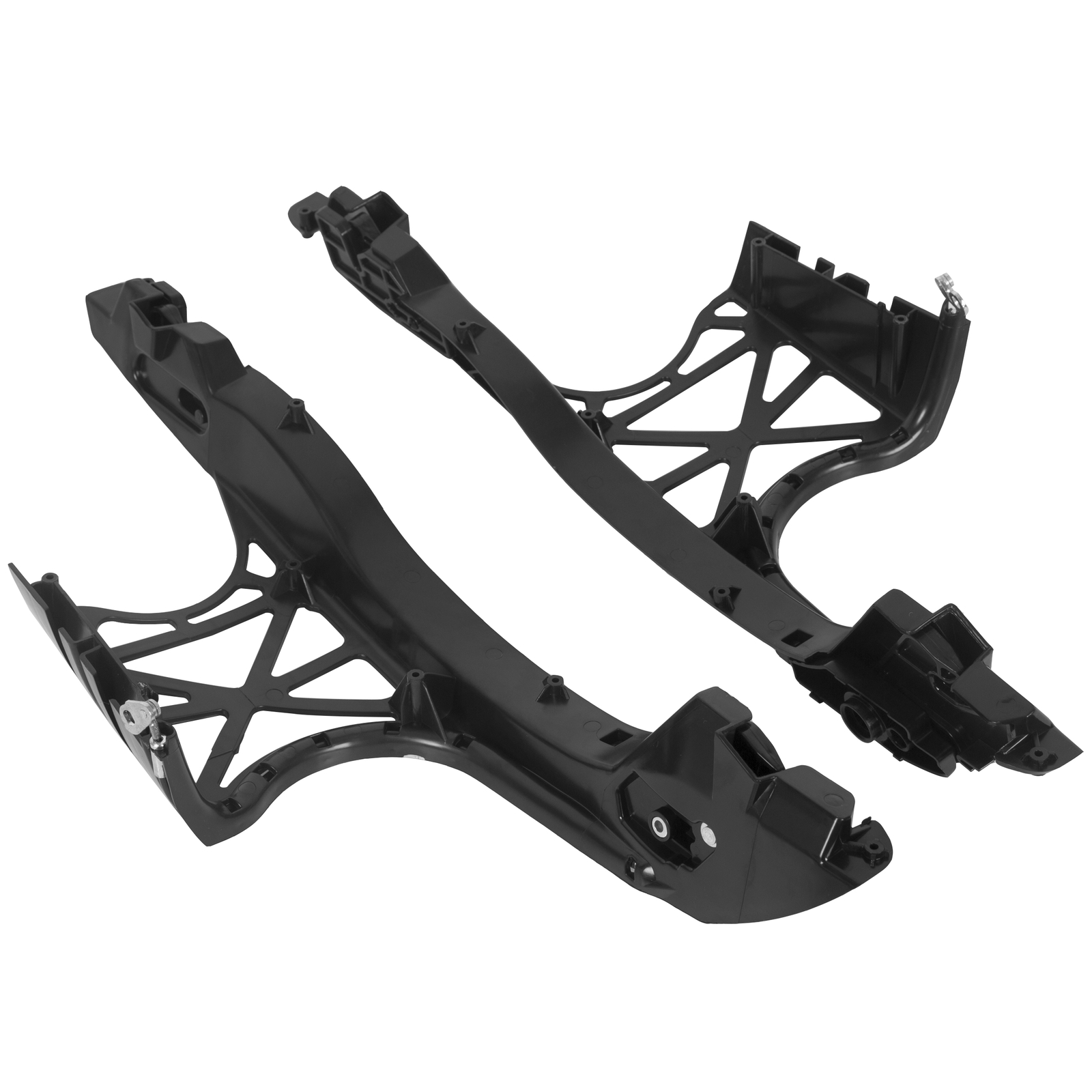 One-Touch Saddlebag Hardware Hinge Latch Cover Lid Lock For 14-24 Harley Touring