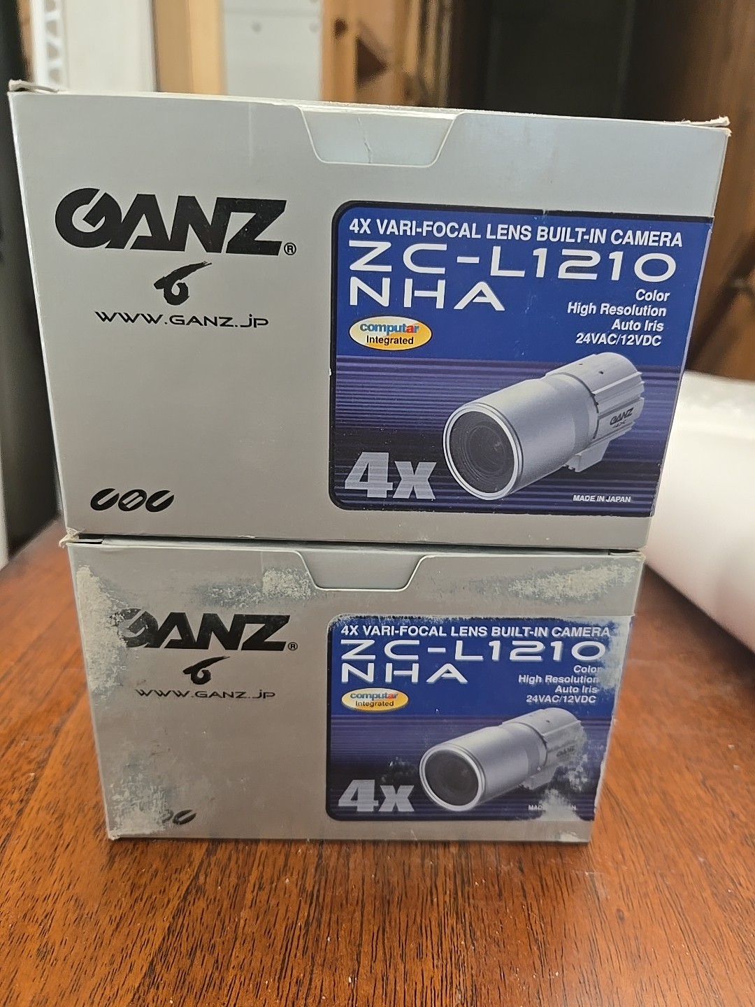 Ganz ZC-L1210 NHA 4x Vari-Focal Lens Built-In Camera - NEW -