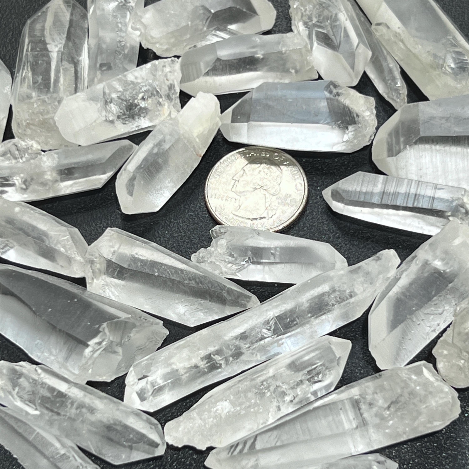 Lemurian Clear Quartz Crystal Points (By The 3 Pc or 1 LB) Rough Raw Gemstone