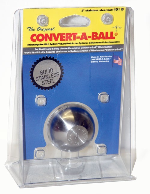 2" Stainless Steel Convert-A-Ball (Part #401) Made in the USA!