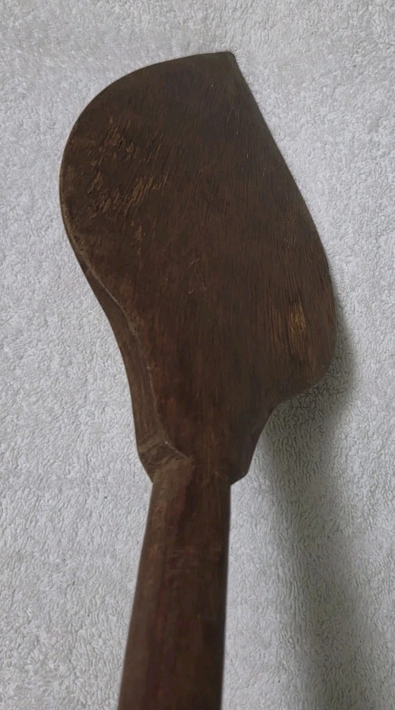 🔶️VINTAGE CARVED WOODEN PADDLE CEREMONIAL WAR CLUB SUBI OCEANIC TRIBAL ART