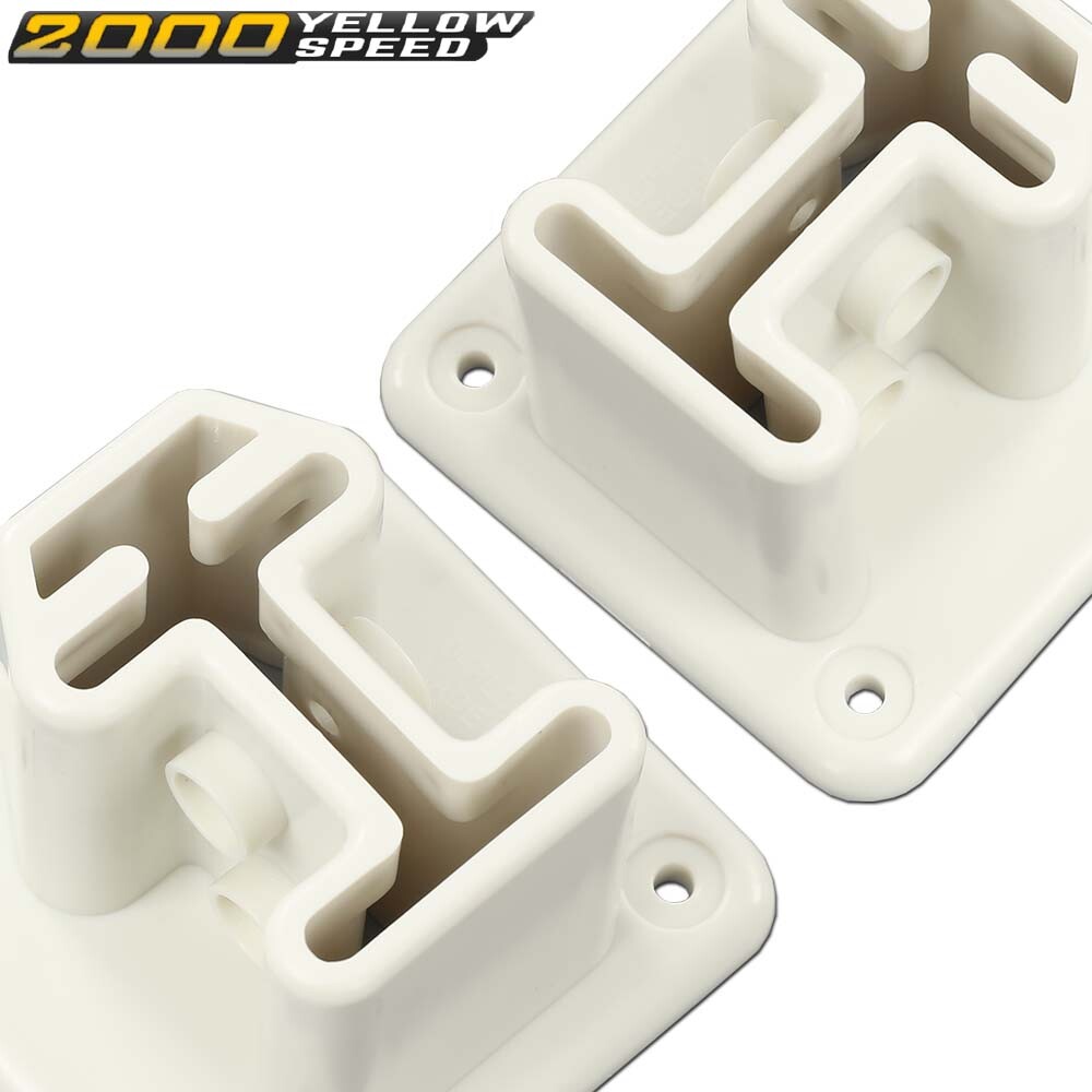 for Heavy Duty Resin In-Pool Above Ground Swimming Pool Ladder Flanges 2Pack