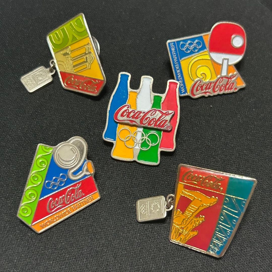 Novelty Coca-Cola Pin Badge 2004 Athens Olympics Bulk Sale