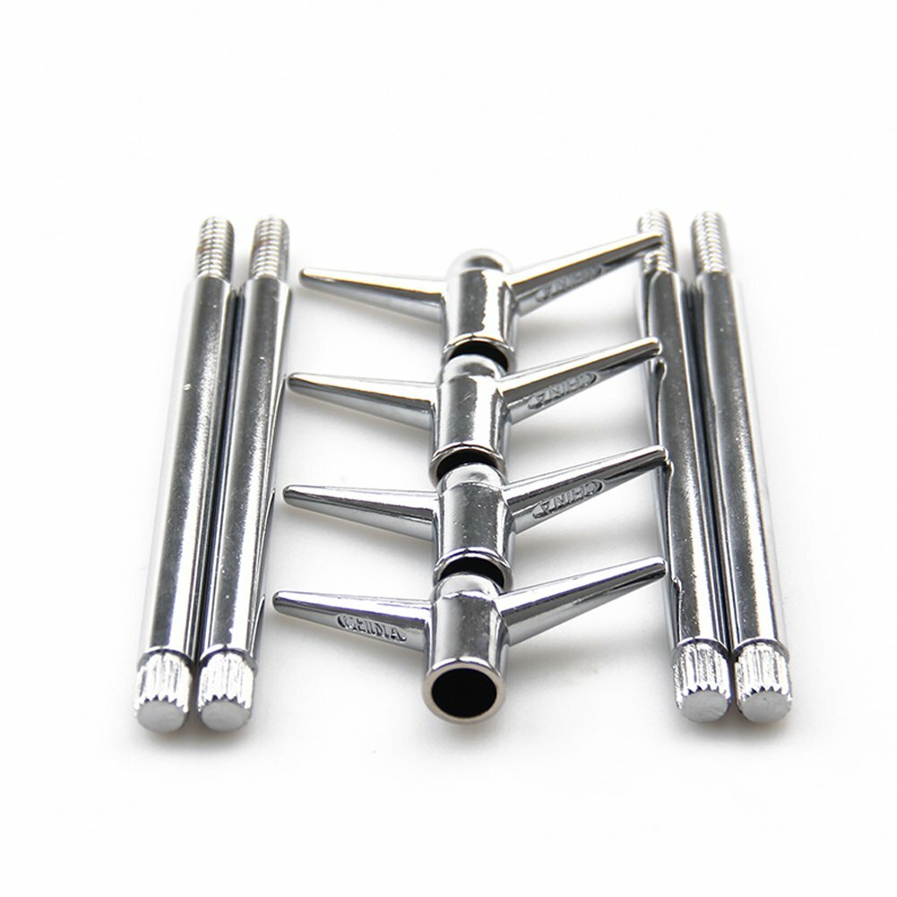 8pcs Valve Cover T-Bar Wing Bolts 1/4-20 Hold Down Length 5" for Chevy SBC BBC